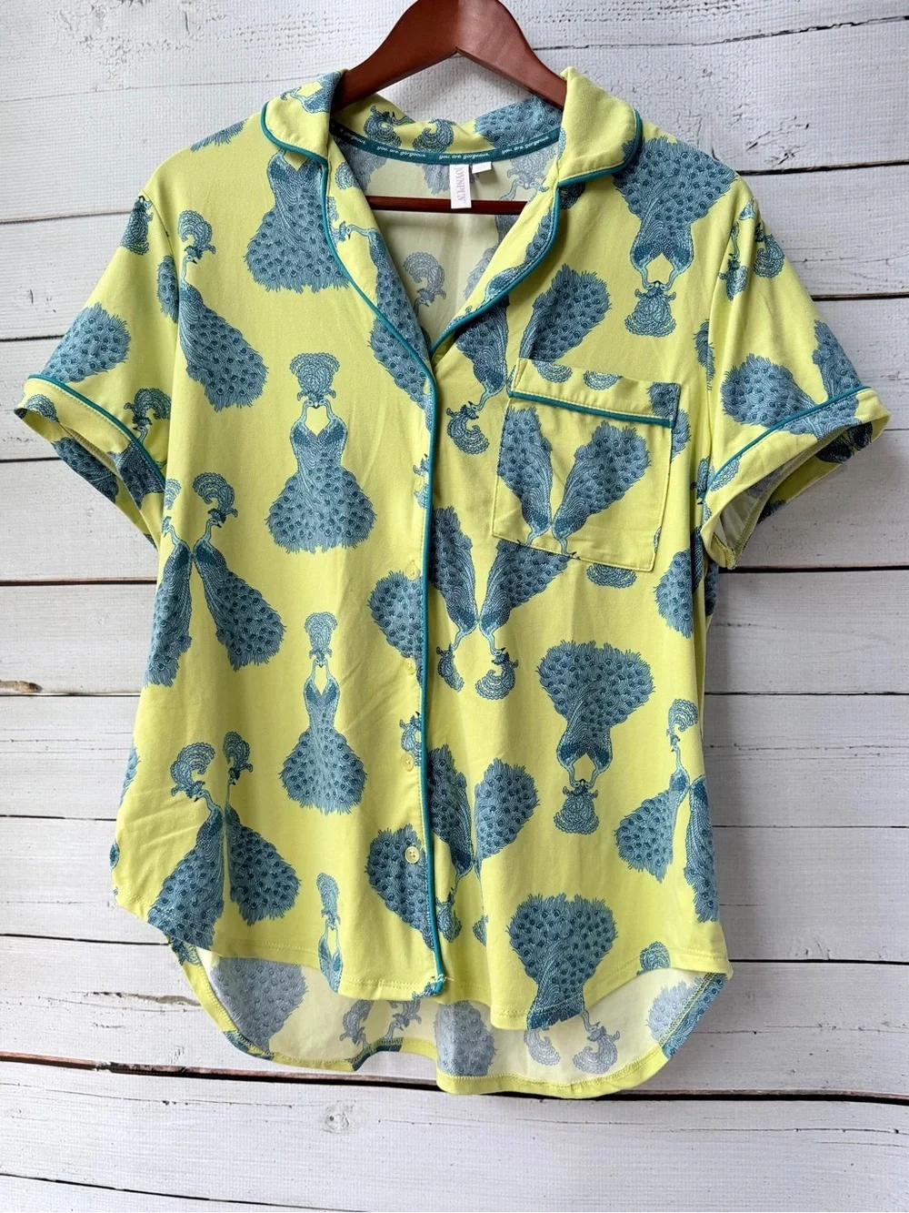 (4) Joyspun Pajama Tops- size Large